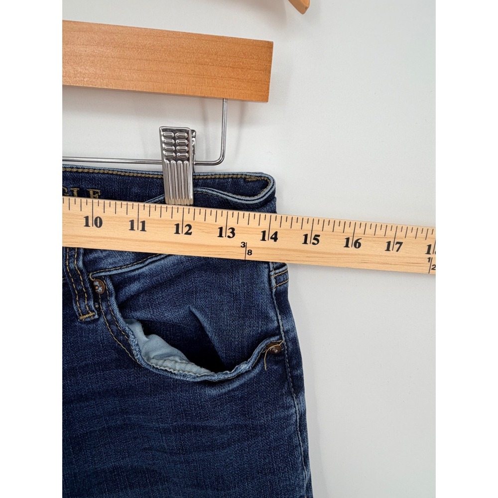 American Eagle Slim Jeans 28x32 Dark Wash Ne(X)t Level Flex Classic Casual - Picture 4 of 9